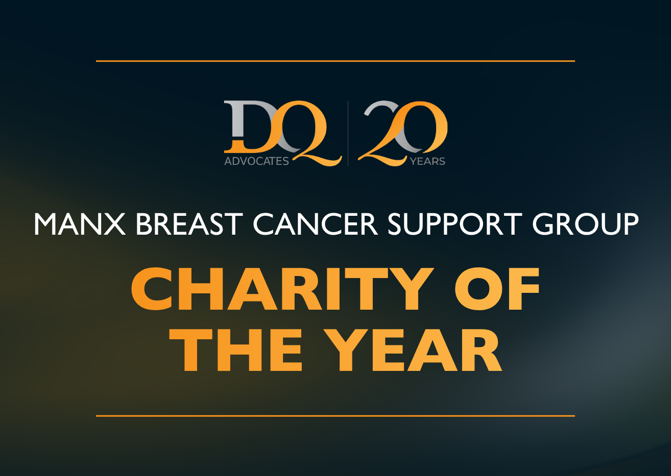 DQ announces Manx Breast Cancer Support Group as Charity of the Year